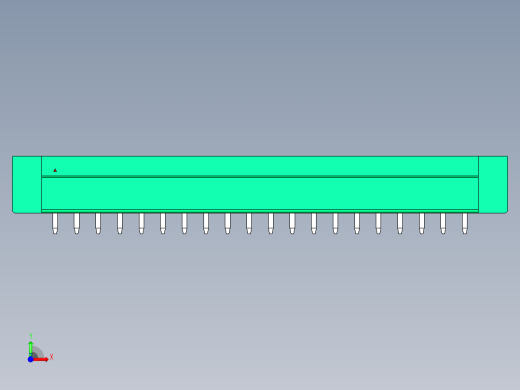 DEGSON 15EDG（公头） 3.5mm 螺钉锁紧，插拔式接线端子 FullPack-15EDGVM-3.5-20P-14-00AH前视缩略图