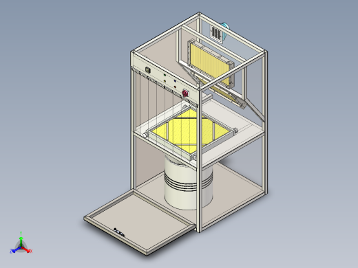 空气预过滤器拆解除芯装置