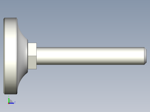 不銹鋼固定腳座1092-3D多系列多零件图纸模型左视缩略图