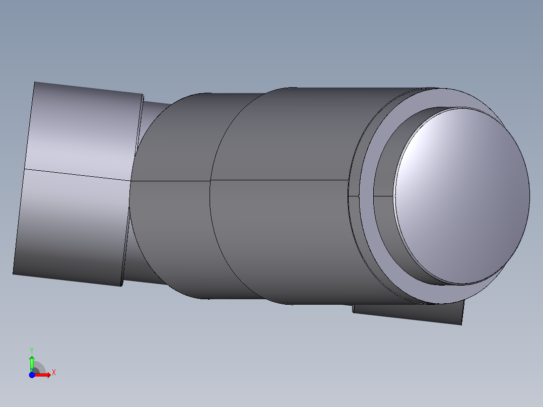 2VRIV 具有溶剂焊接用的女性末端的止回阀，公制系列前视图