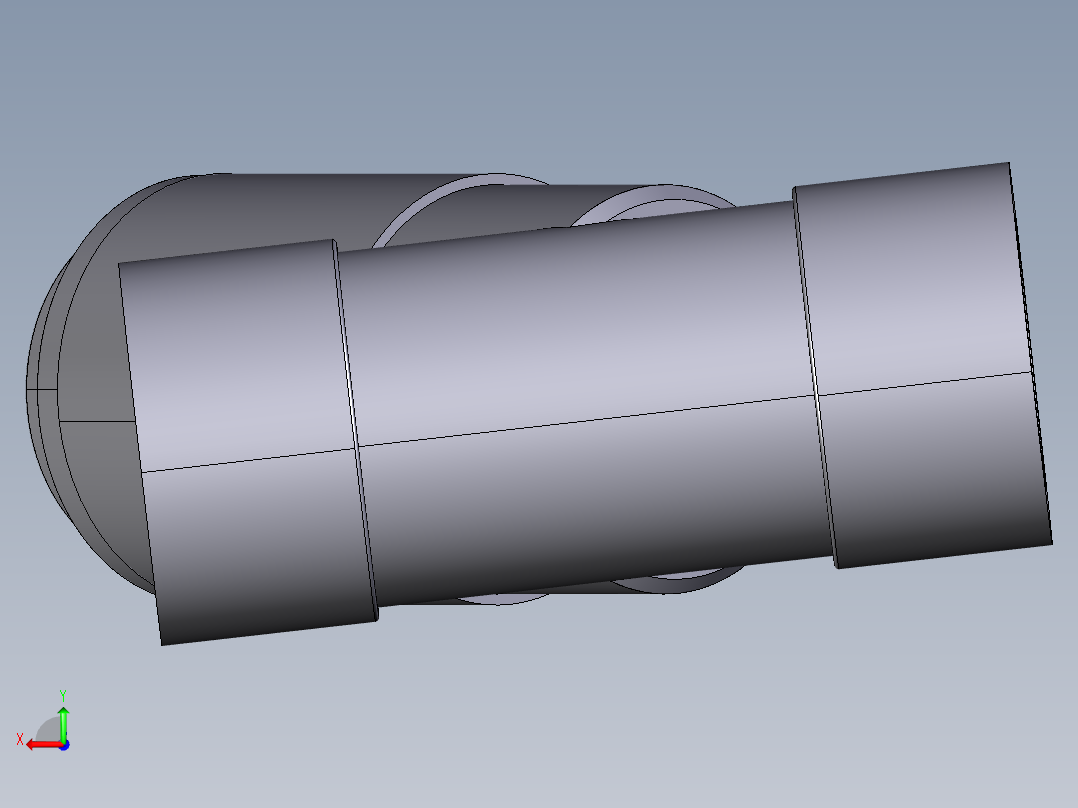 2VRIV 具有溶剂焊接用的女性末端的止回阀，公制系列后视图