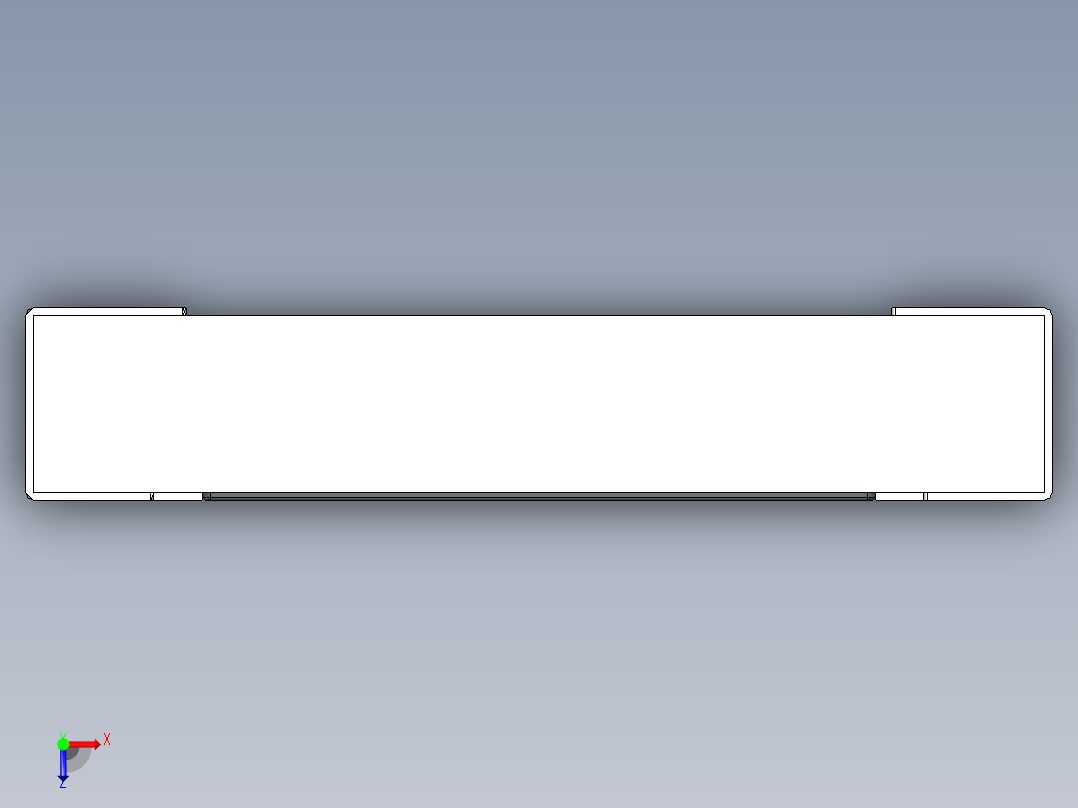 表面贴装电阻俯视图
