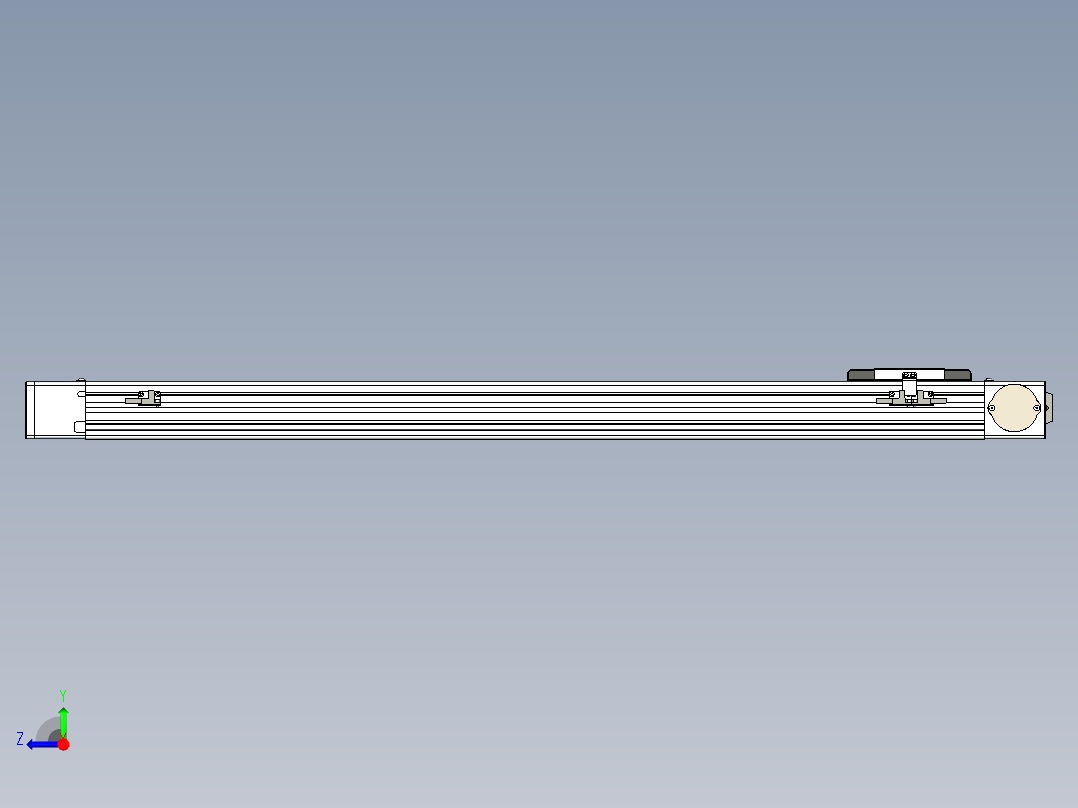 同步带滑台-欧规BC6-L120-S850-L-P40-D3右视图