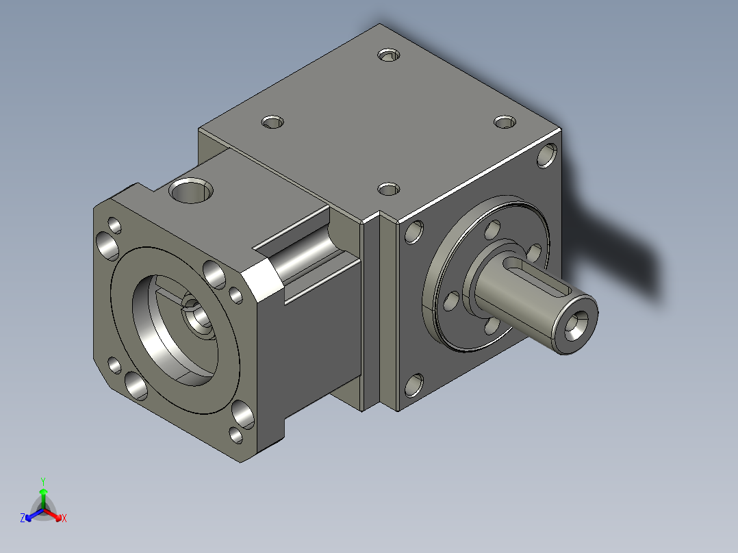 HRD42-L1-(A)-S2-P1-(5-25-22-3.4-F31)正等轴测图