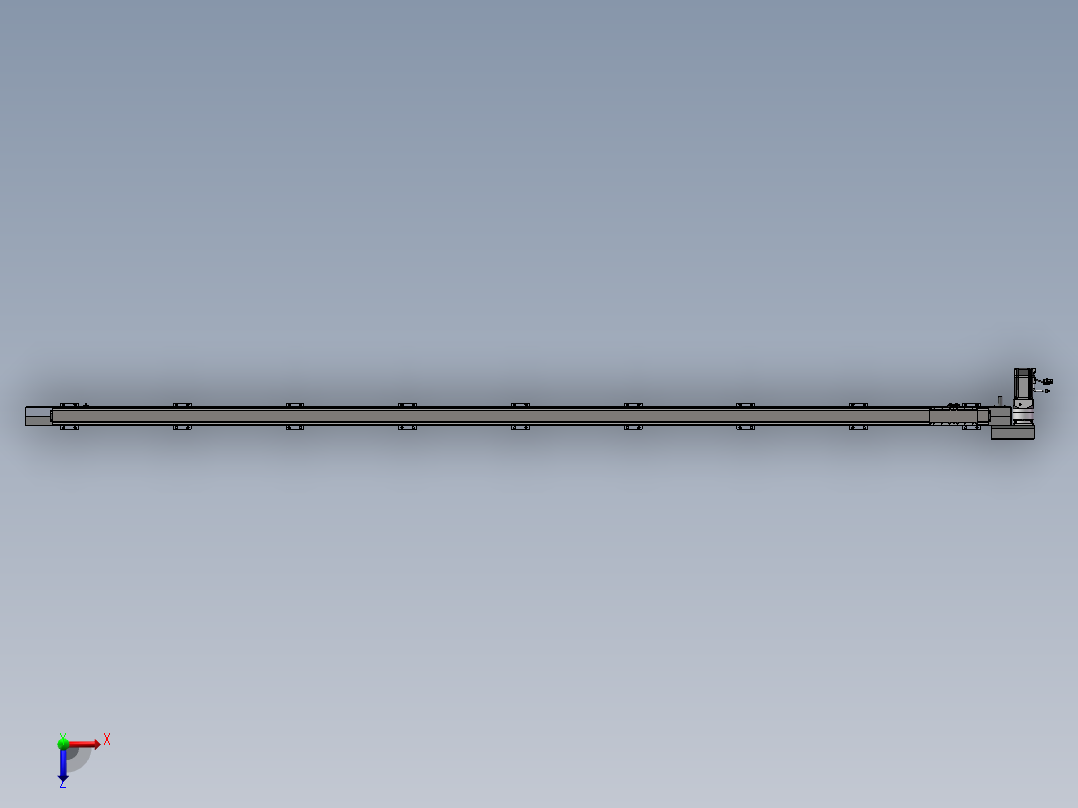 欧规同步带GTB85-LT-750W俯视图