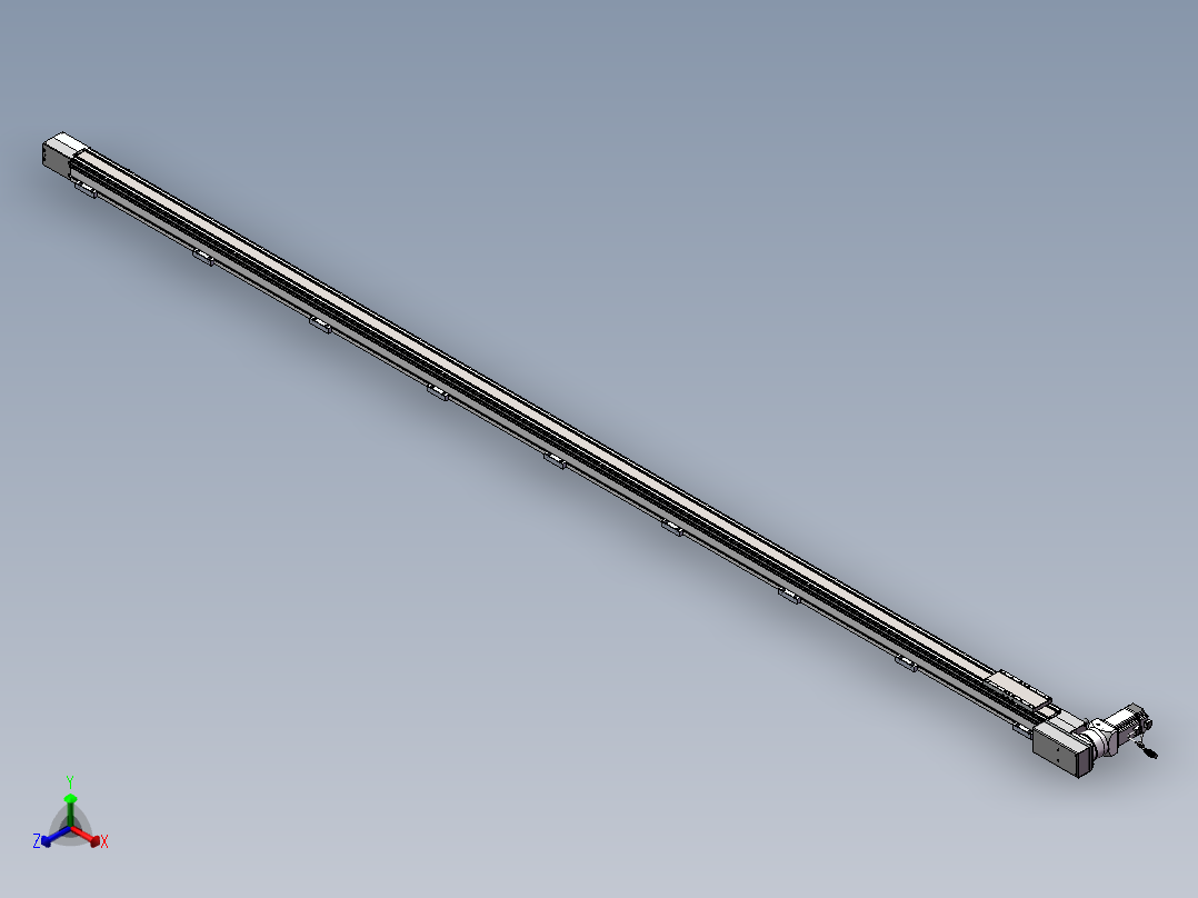 欧规同步带GTB85-LT-750W正等轴测图