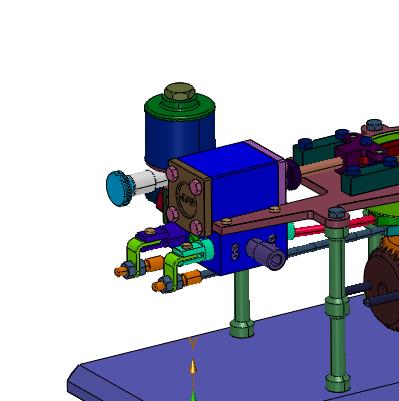 单缸卧式蒸汽机模型