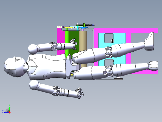 家用小型切菜机设计(1米5长)0427右视缩略图