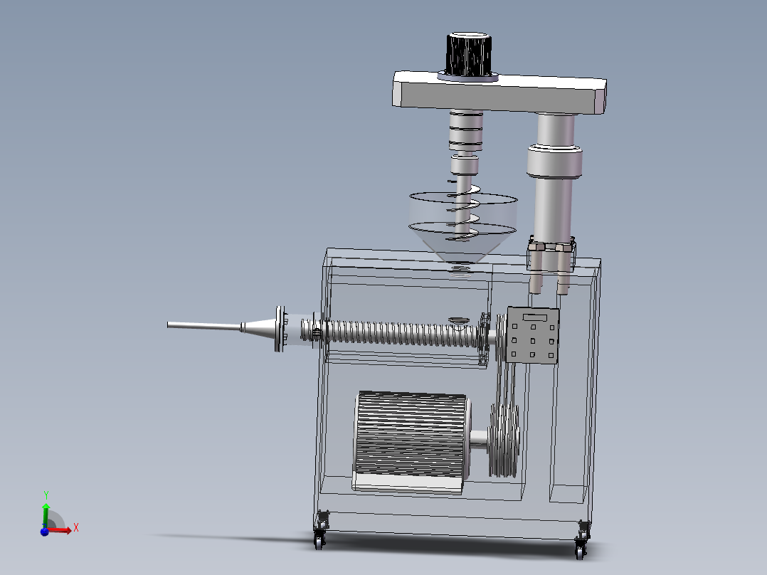 灌肠机设计SW三维图==1435835==150主视图