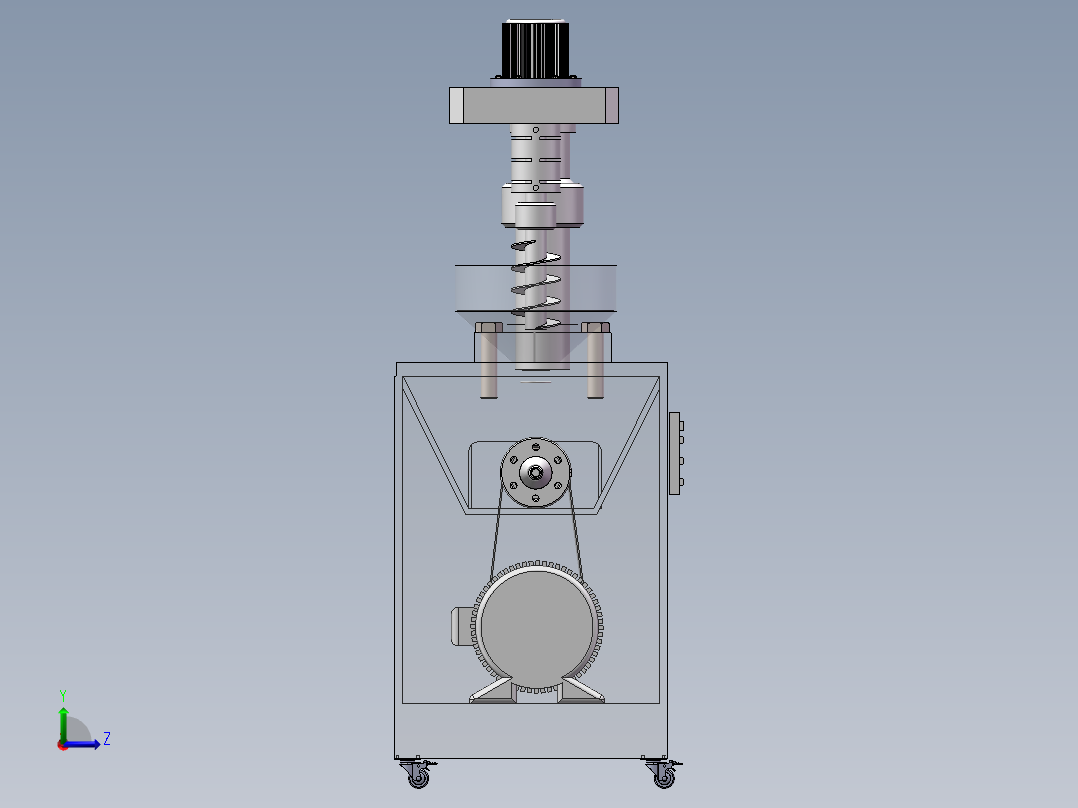 灌肠机设计SW三维图==1435835==150左视图