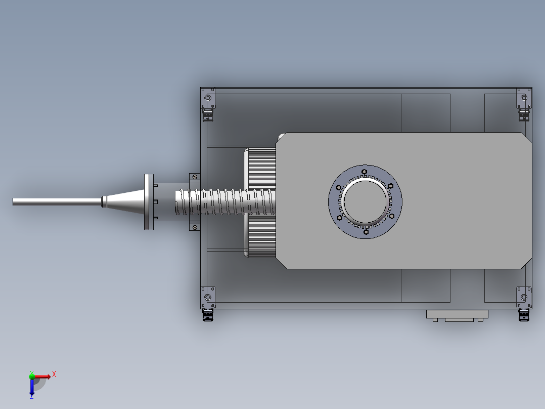 灌肠机设计SW三维图==1435835==150俯视图