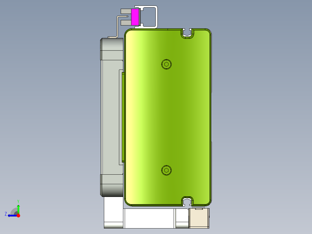 威洛博LC系列3d模型模组2LC14S2Y-S1900右视图