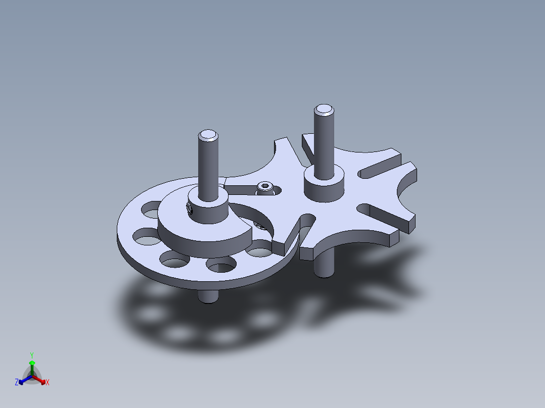 凸轮正等轴测图