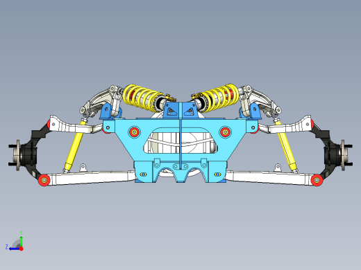 小型跑车悬臂悬架右视缩略图