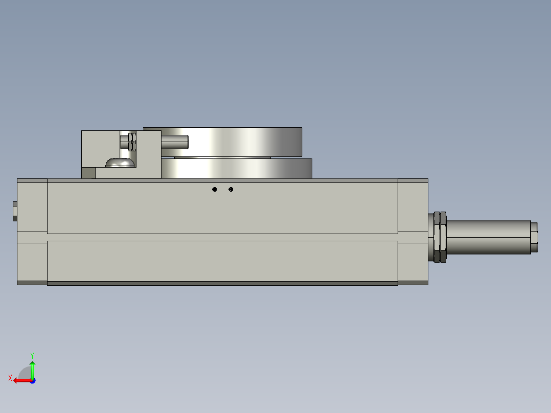 旋转气爪PRC50ST-180后视图