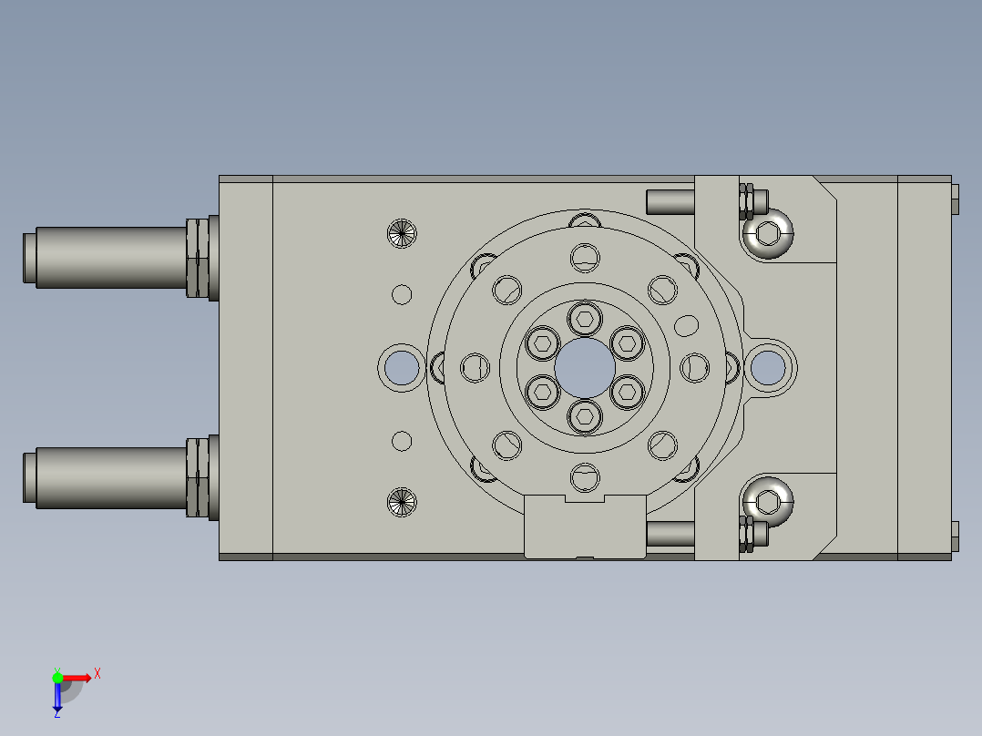 旋转气爪PRC50ST-180俯视图