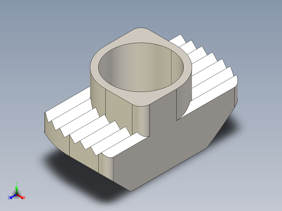 型材-BR 10 SLOT M8 T-NUT KJN530287主视图
