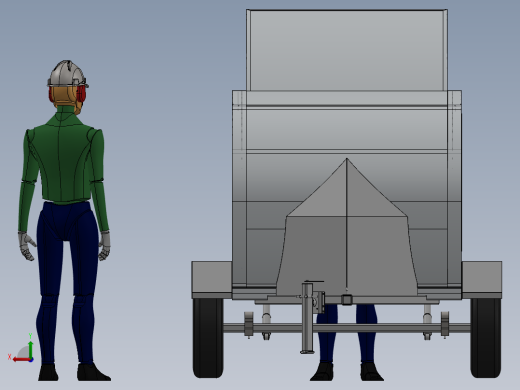 精美拖车模型后视缩略图