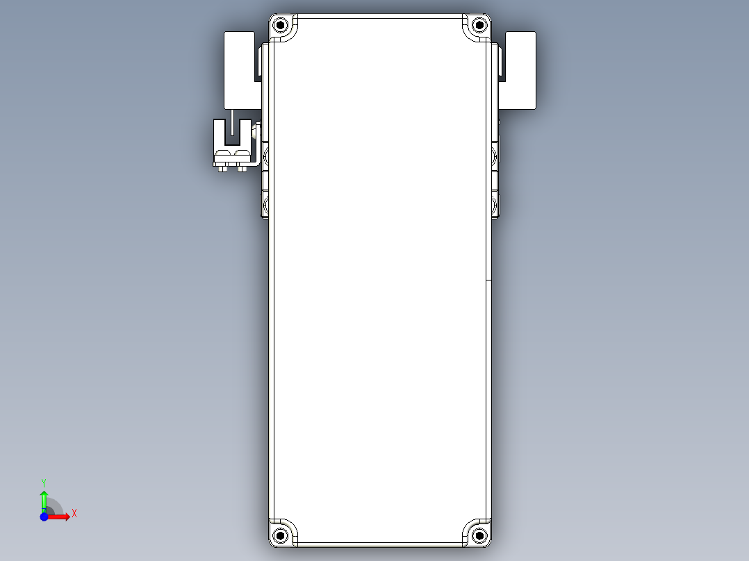 TPA-KNR-86E-1610C-L950A1-MP-BJ86-N3线性模块铝制底座前视图