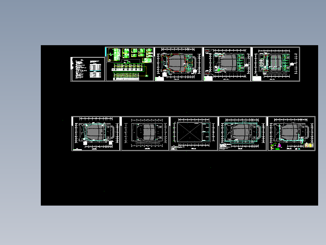 演讲礼堂电气照明施工图