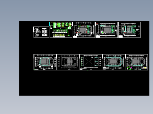 演讲礼堂电气照明施工图