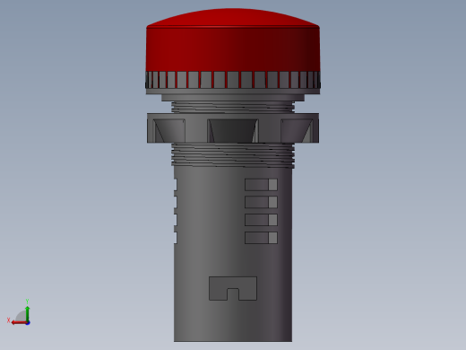 红色指示灯后视缩略图