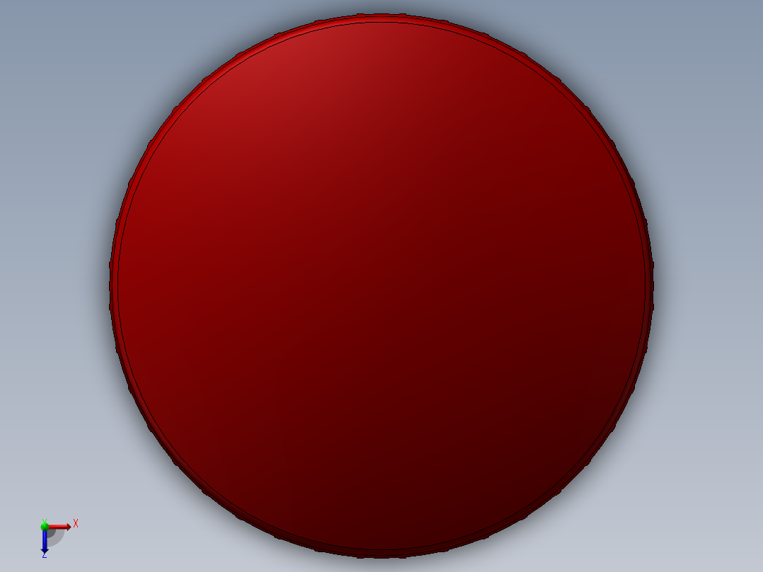 红色指示灯俯视图