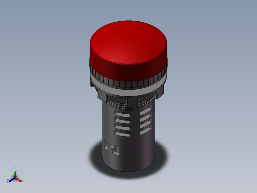 红色指示灯正等轴测缩略图