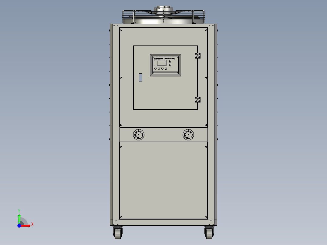 8P东旭工业油冷机20000kcal前视图