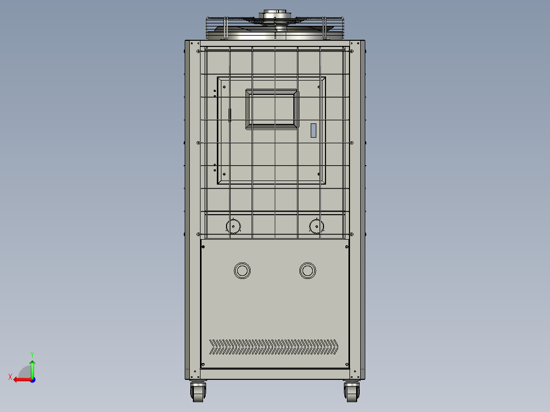 8P东旭工业油冷机20000kcal后视图