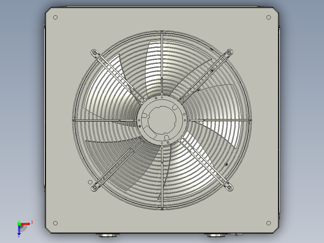 8P东旭工业油冷机20000kcal俯视图