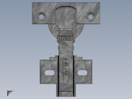 铰链、-铰链furnitur俯视缩略图