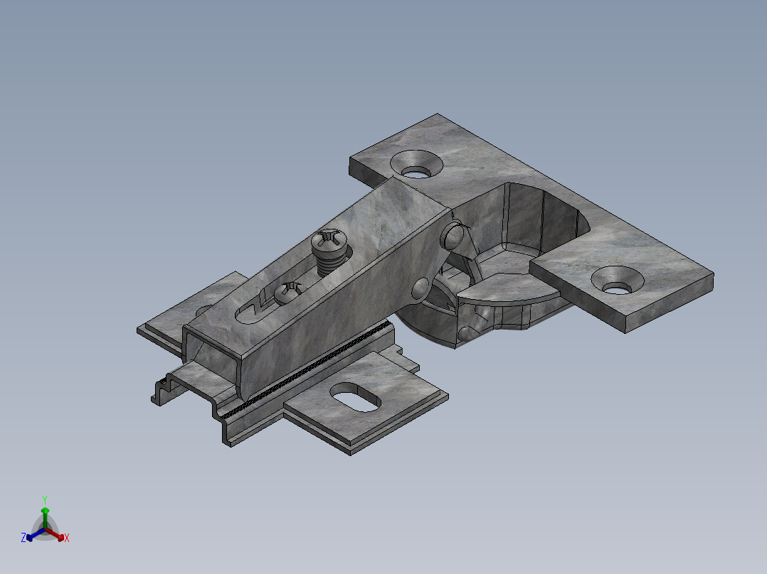 铰链、-铰链furnitur正等轴测图