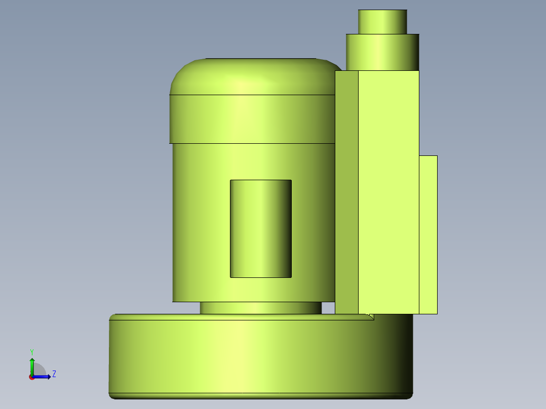 增氧机(HG-750)左视图