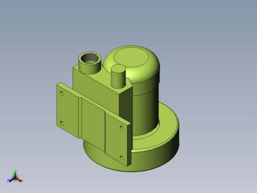 增氧机(HG-750)正等轴测缩略图