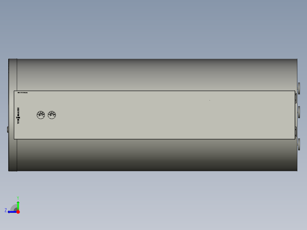 B2003941-双条件储水热水器右视图
