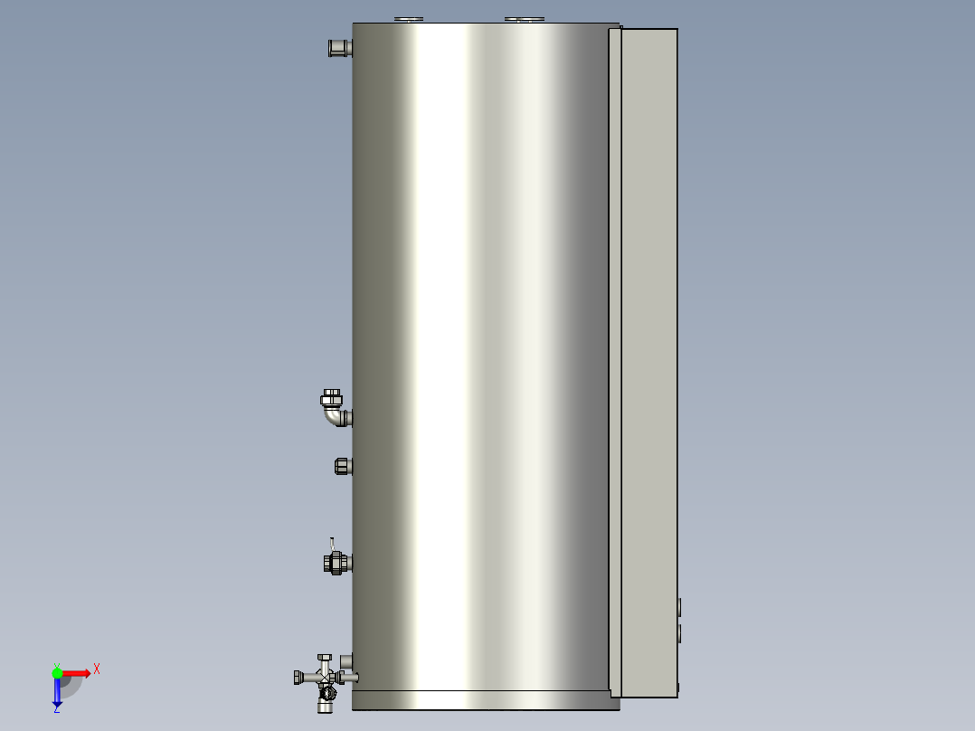 B2003941-双条件储水热水器俯视图