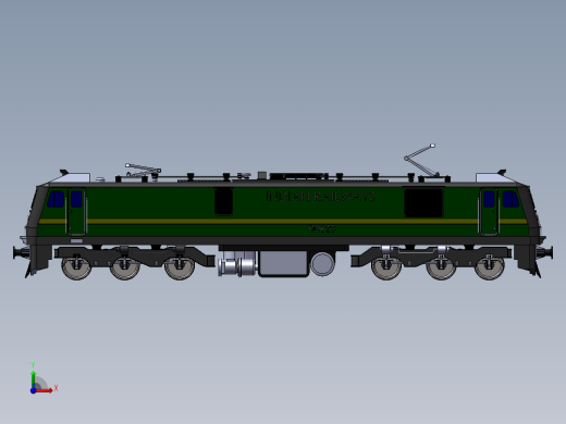 WAG-9印度铁路机车前视缩略图