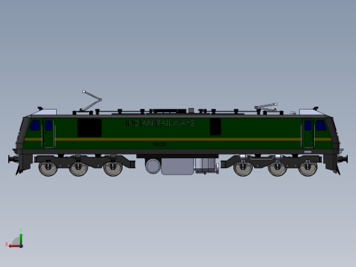 WAG-9印度铁路机车后视缩略图