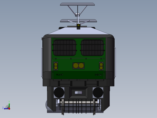 WAG-9印度铁路机车右视缩略图