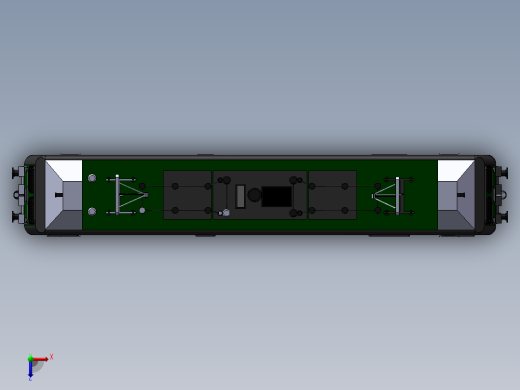 WAG-9印度铁路机车俯视缩略图