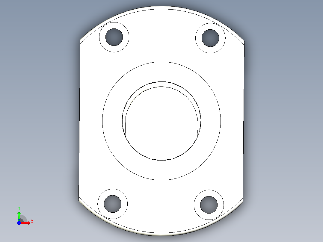 SFV滚珠丝杆前视图