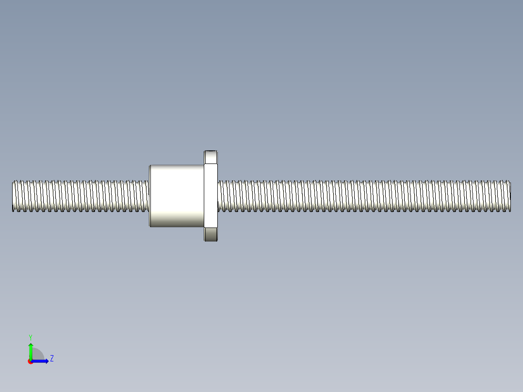 SFV滚珠丝杆左视图