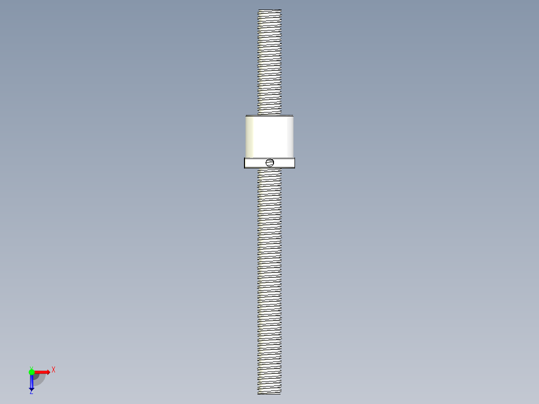 SFV滚珠丝杆俯视图