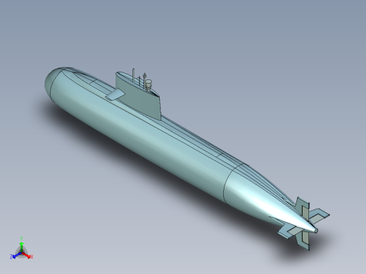 潜艇三维模型