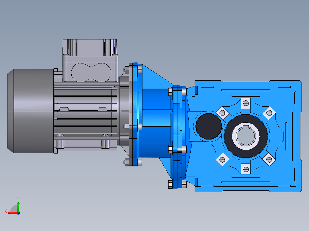 减速电机5后视图