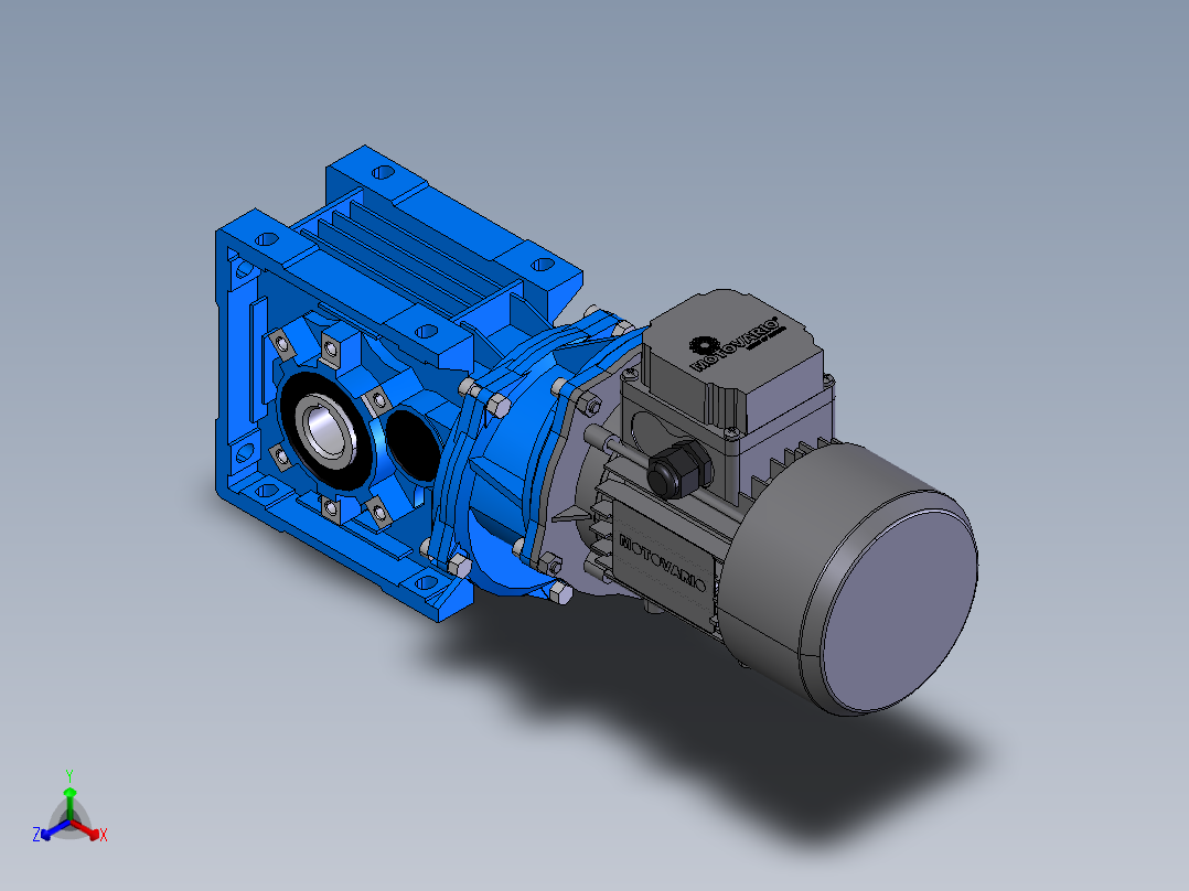 减速电机5正等轴测图