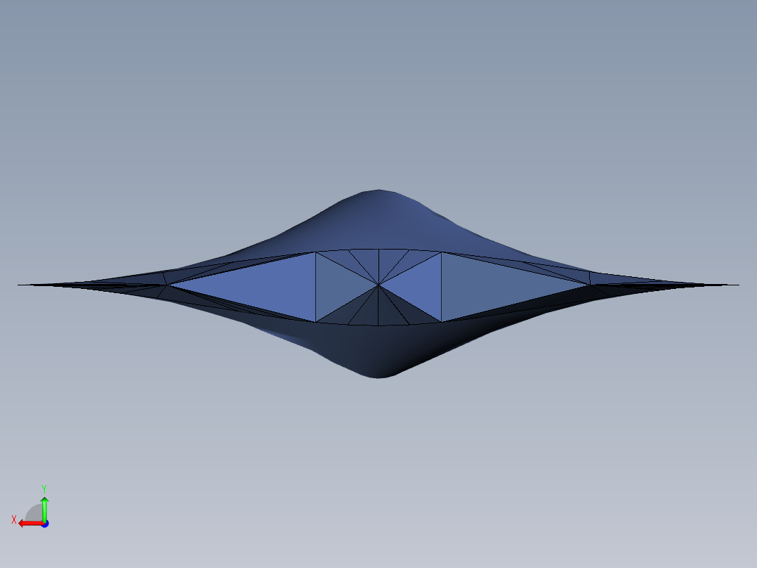 无人隐身飞机后视图