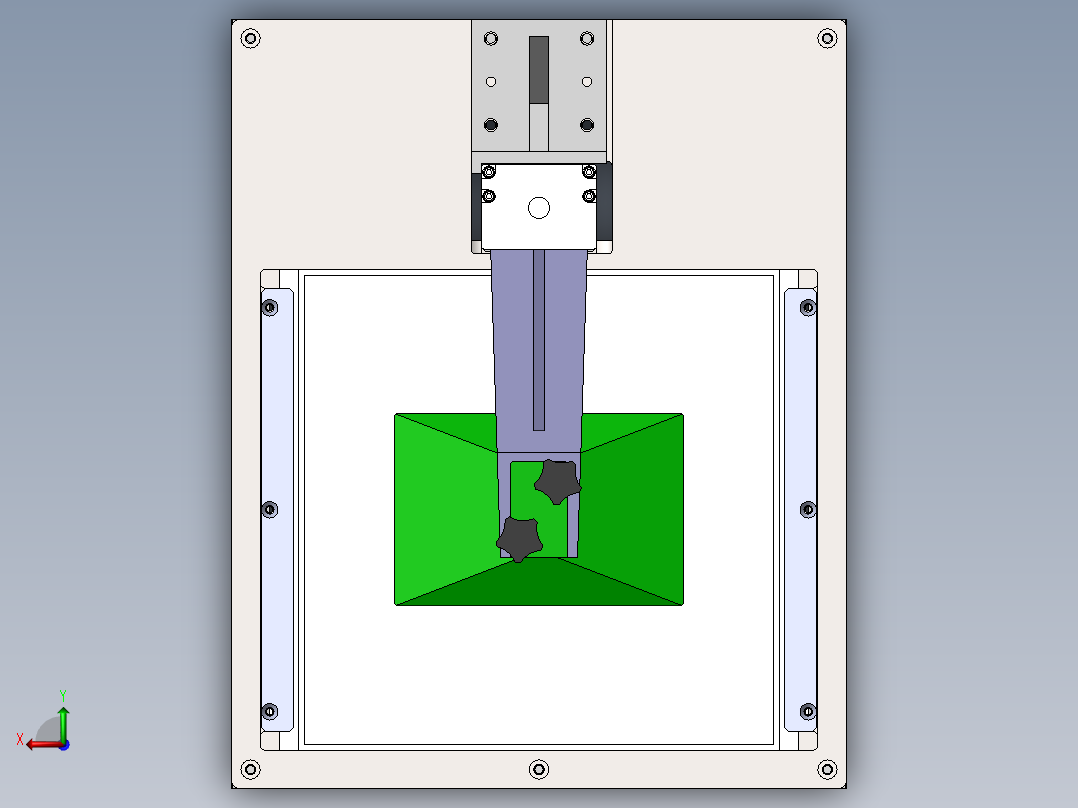 便捷式三维打印机后视图