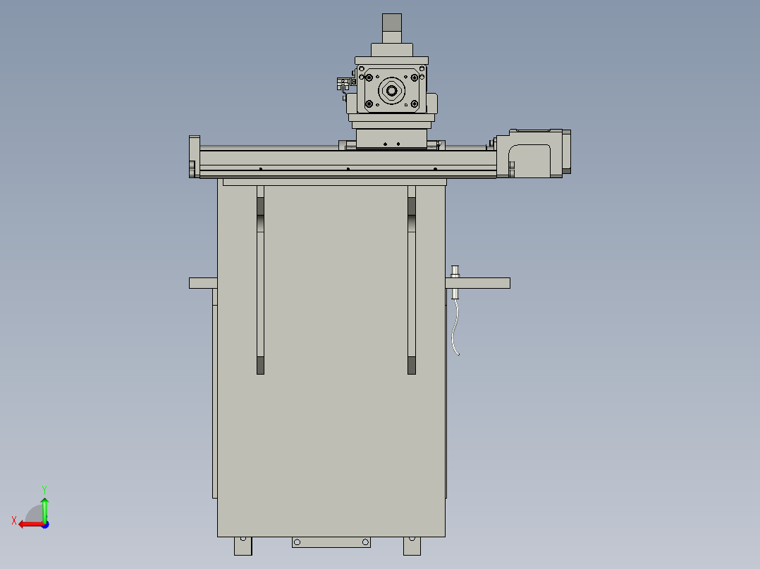 JC-XYZ机械手装配后视图